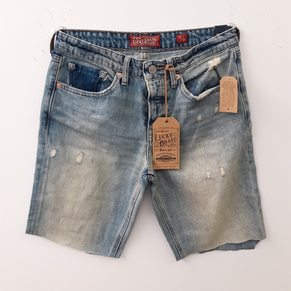 Lucky Denim Cutoff Boyfriend Shorts